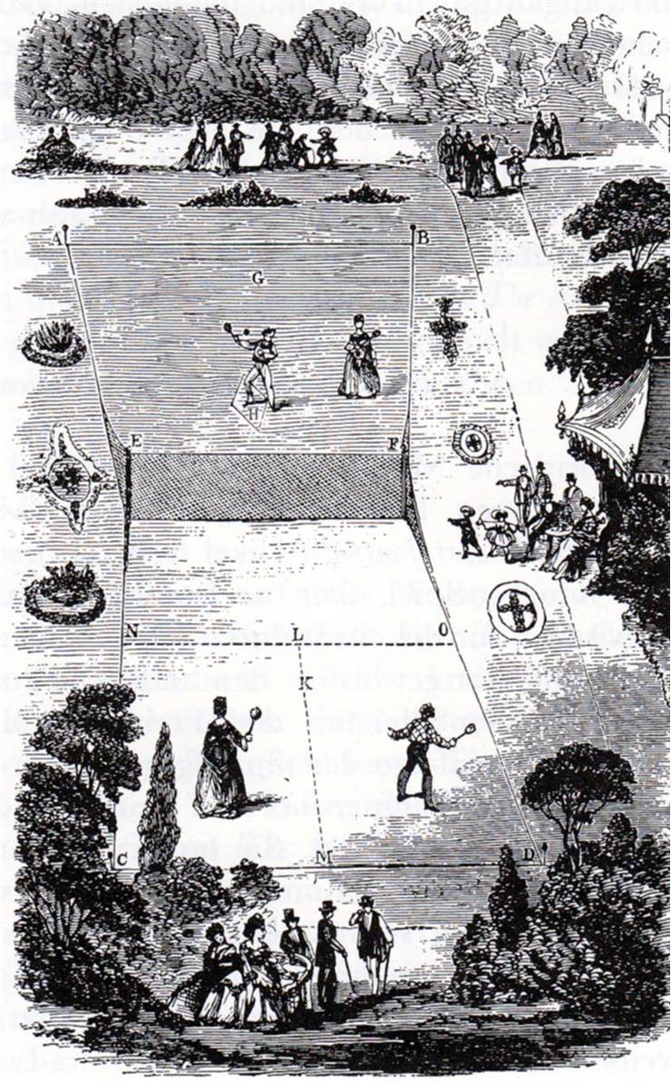 Lawn Tennis Court 1874