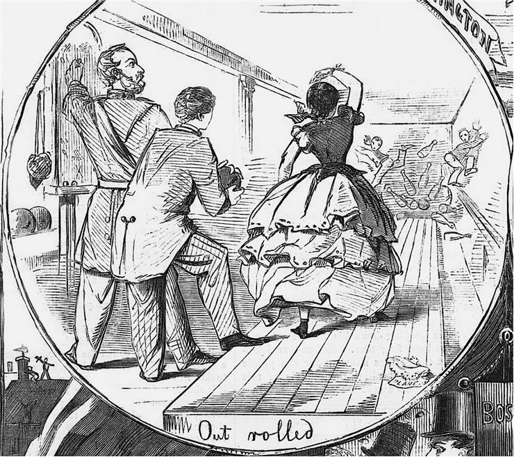 Woman Bowling 1860