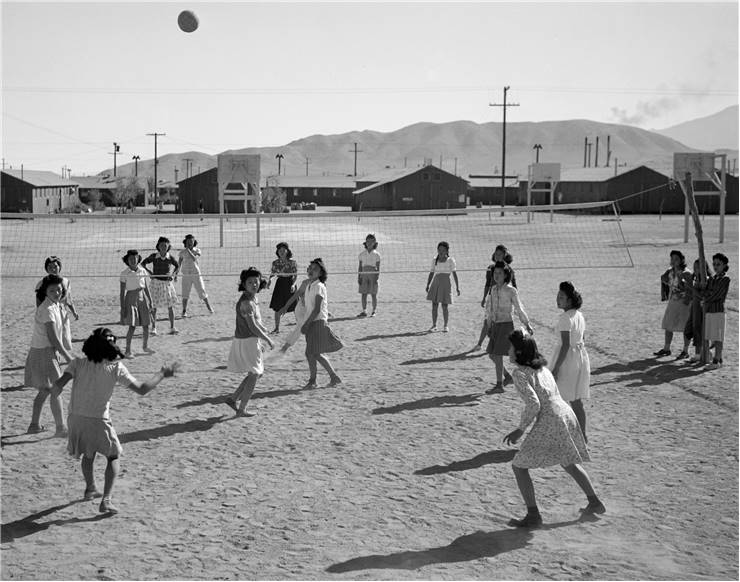 Women Playing Volleyball 1943